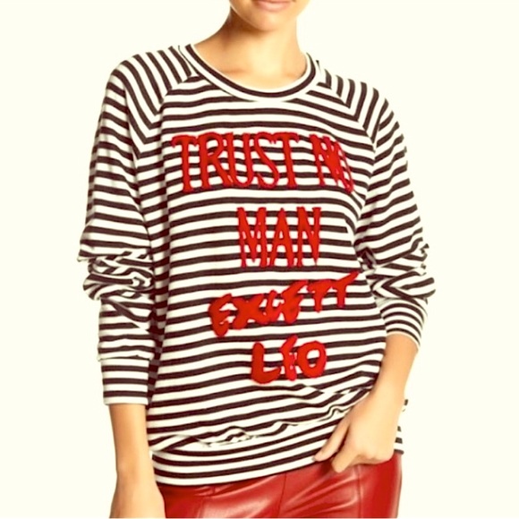 Eleven Paris Tops - ELEVEN PARIS Trust No Man Except Leo Sweatshirt